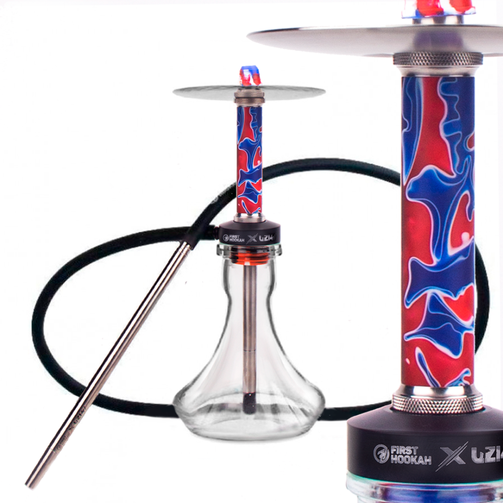 Кальян First Hookah X UZI47 Core Mini (Красно-синий)