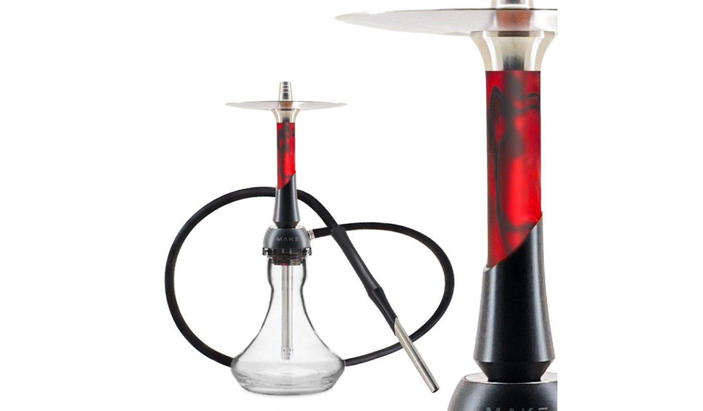 Narguilé Make Hookah (Rouge et noir)