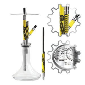 Кальян Mexanika Smoke Steam Machine Racing Yellow