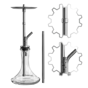 Кальян Mexanika Smoke Steam Machine A (Custom Silver)