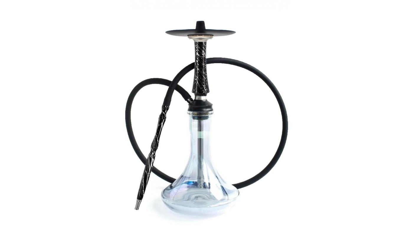 Shisha VooDoo Smoke Down (Black-Silver)