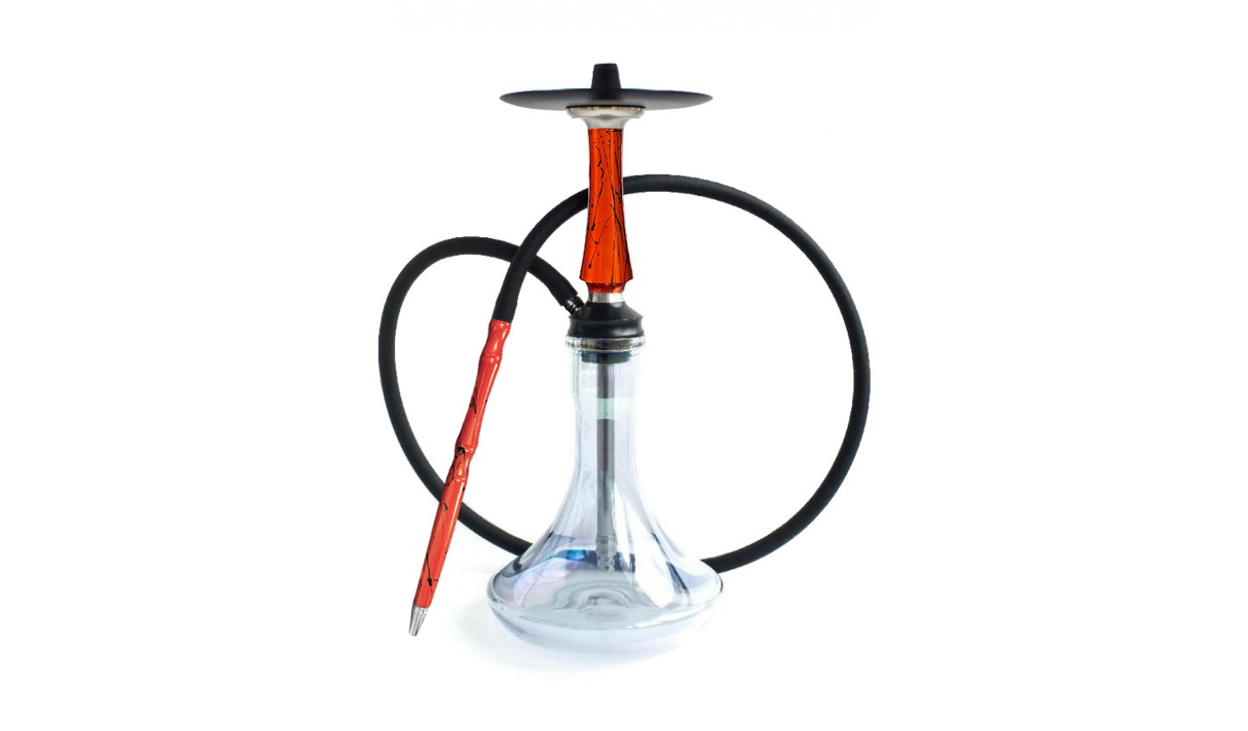 Wasserpfeife VooDoo Smoke Down (Red-Black)