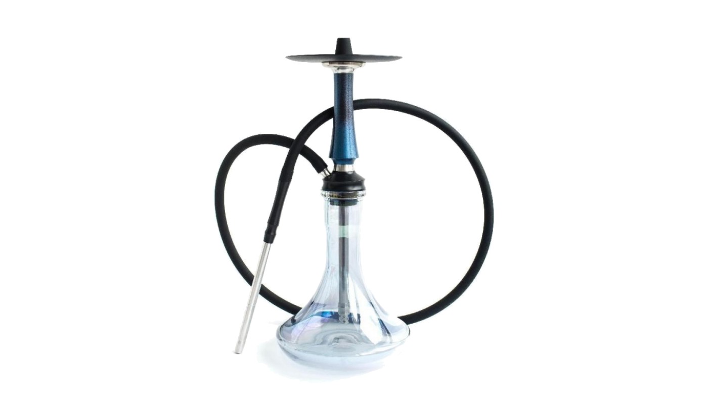 Shisha VooDoo Smoke Down (Blau mit schwarzen Punkten)