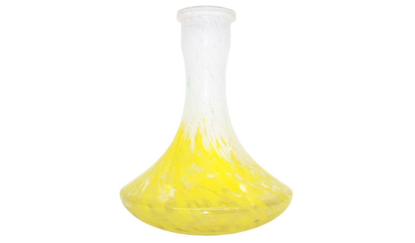 BigMaks Rainbow hookah flask (Yellow-white)