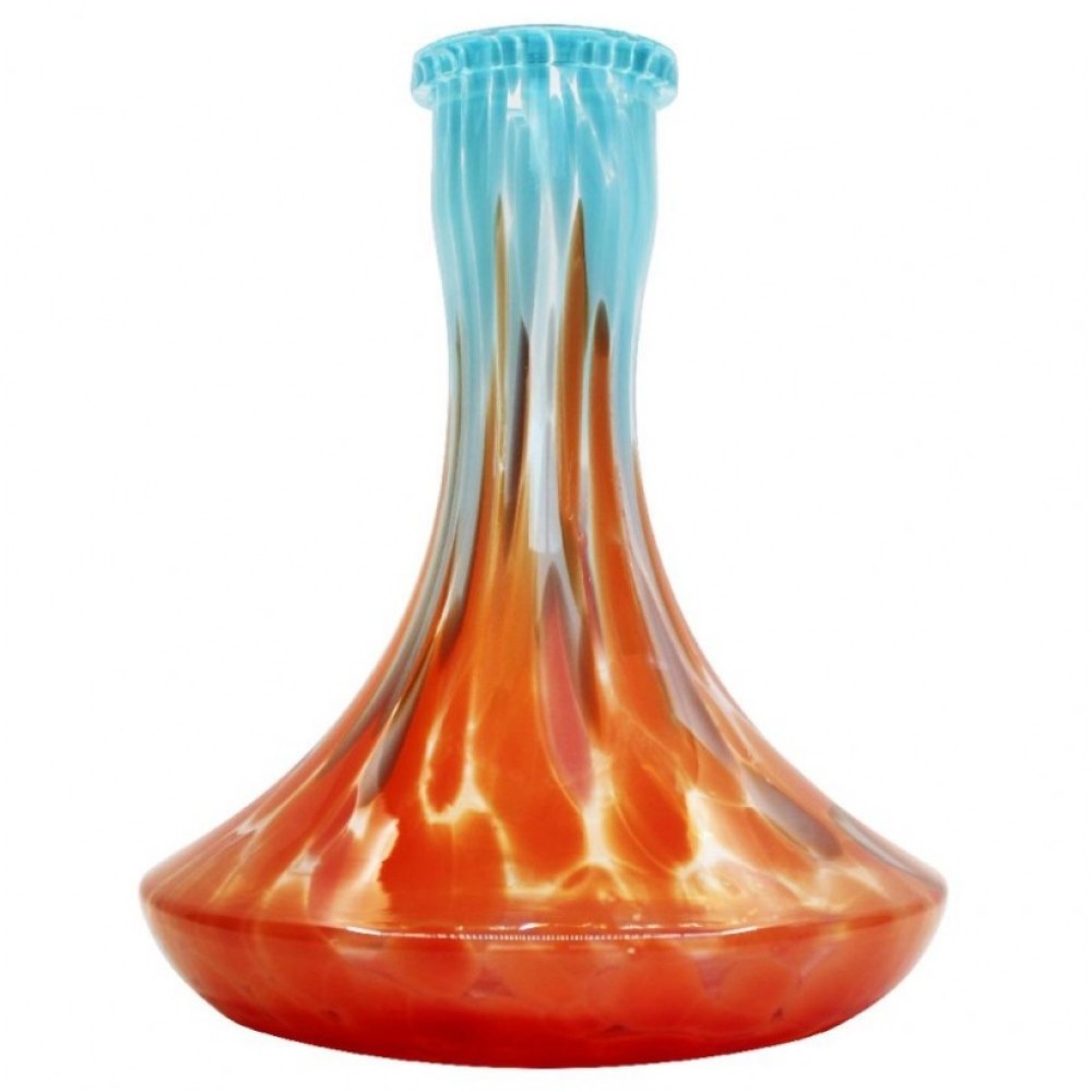 Колба для кальяна BigMaks Rainbow (Оранжево-голубая)