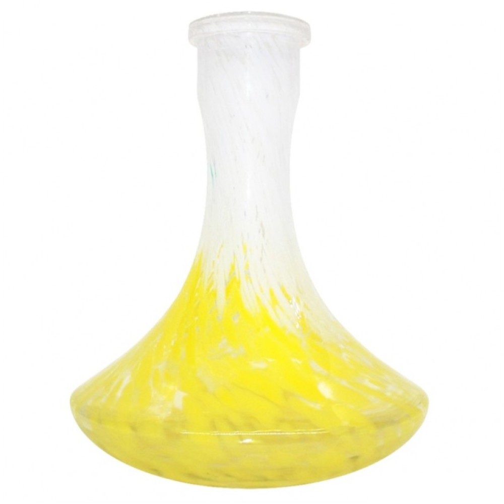 Колба для кальяна BigMaks Rainbow (Желто-белая)