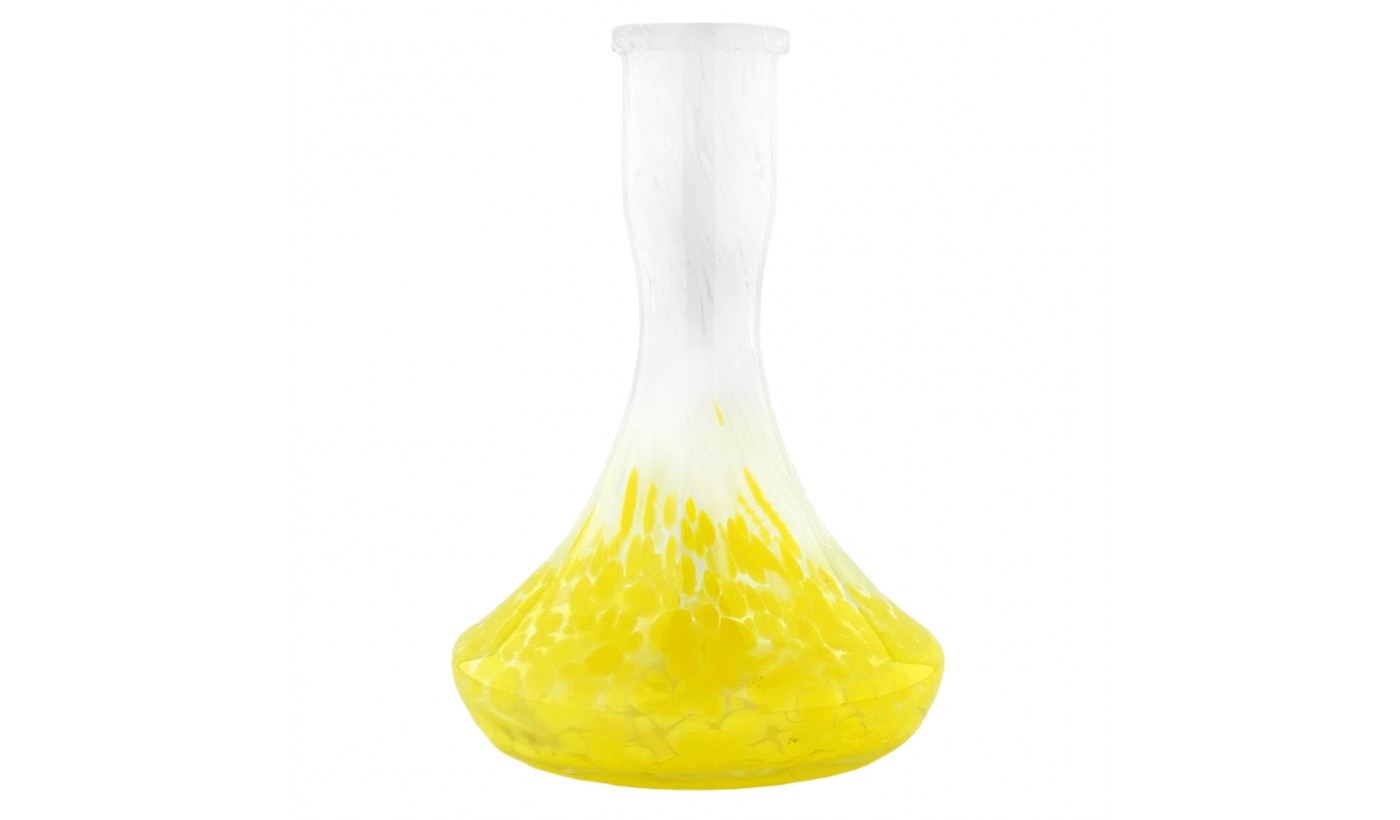 BigMaks Base Hookah Flask (White-yellow crumb)