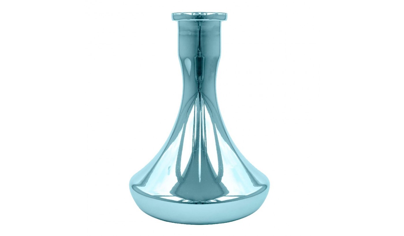 BigMaks Base Mirrored Hookah Flask (Blue)