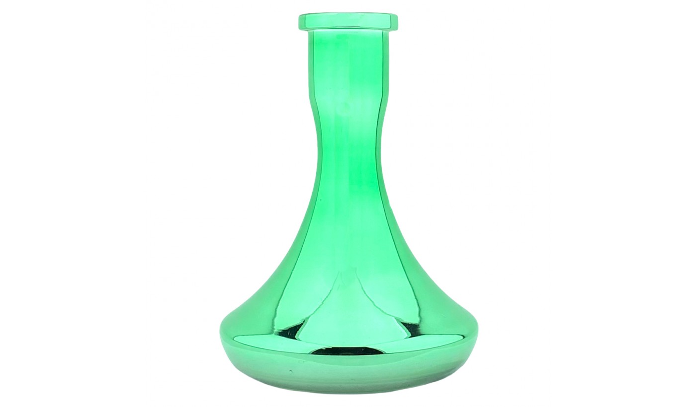 BigMaks Base Mirrored Hookah Flask (Green)