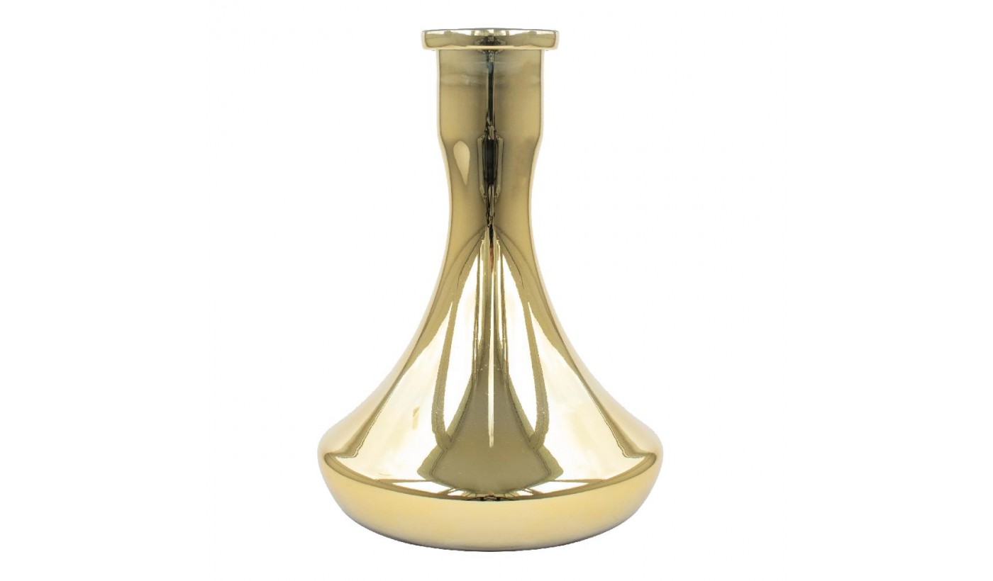 BigMaks Base Mirrored Hookah Flask (Gold)