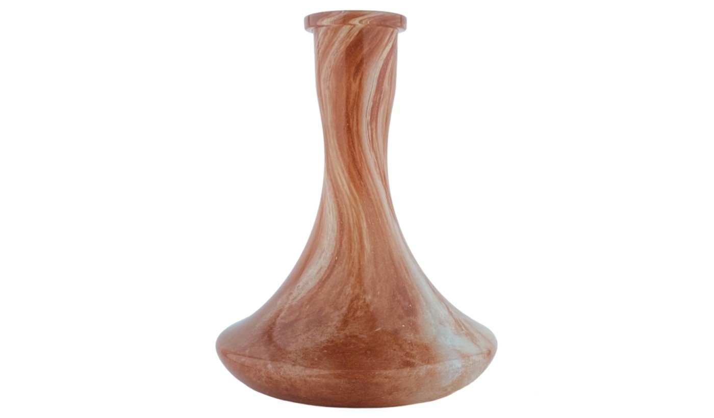 Daly hookah flask (white-red crumb (with a side)