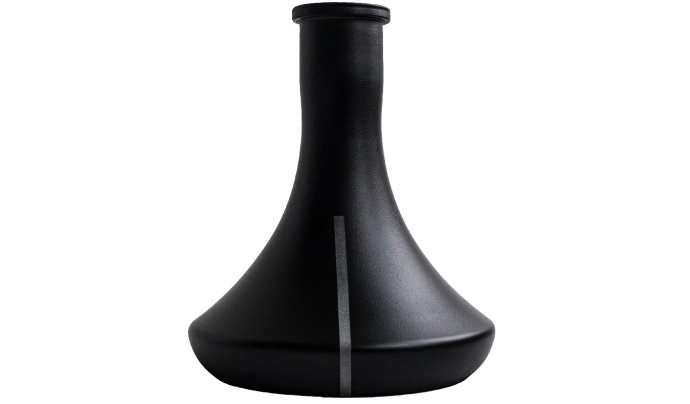 Daly hookah flask (Black. Matte (with side)