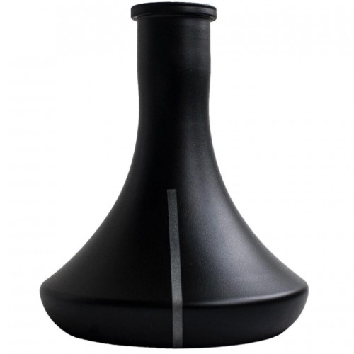 Daly hookah flask (Black. Matte (with side)