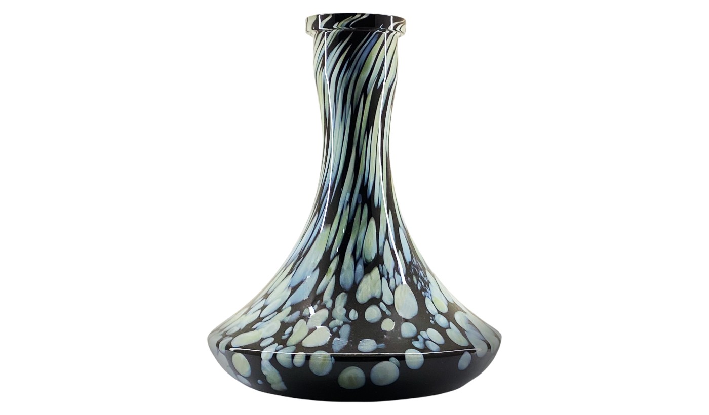 Daly hookah flask (Black and yellow crumb (with side)