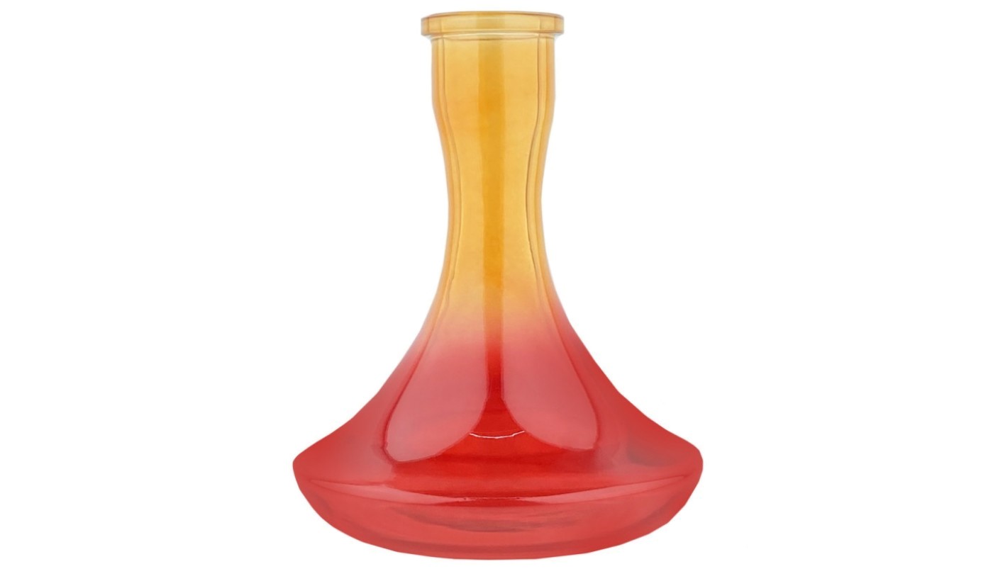 Daly Shisha Flasche (Orange Rubin (mit Bord)