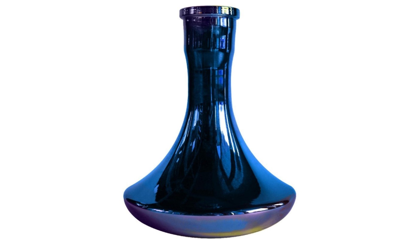 Daly Shisha Flasche (Perlmutt blau (mit Bord)