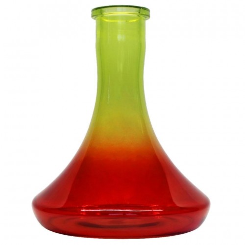 Flasche für Shisha Daly (Gelb-rot (mit Bord)