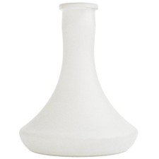 Колба для кальяна Daly (Белая. Матовая (с бортом)