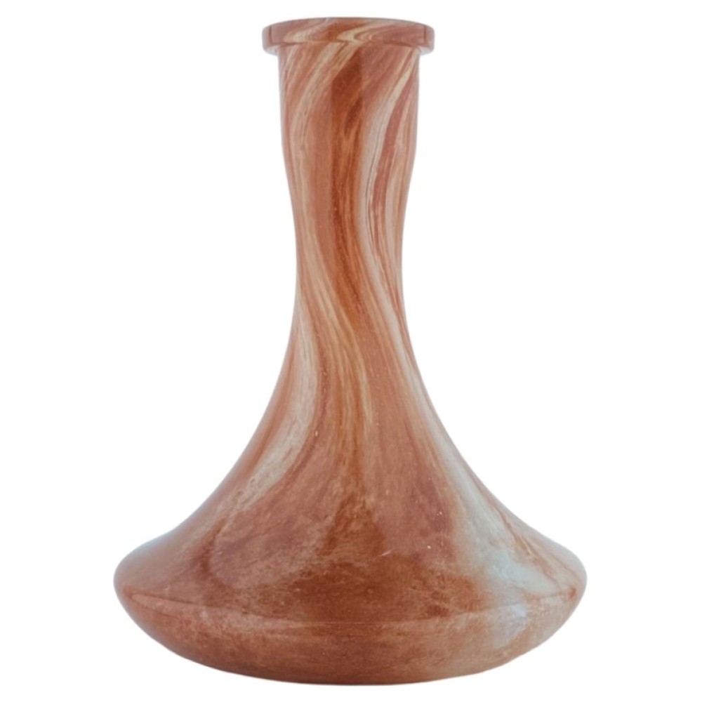 Колба для кальяна Daly (Бело-красная крошка (с бортом)