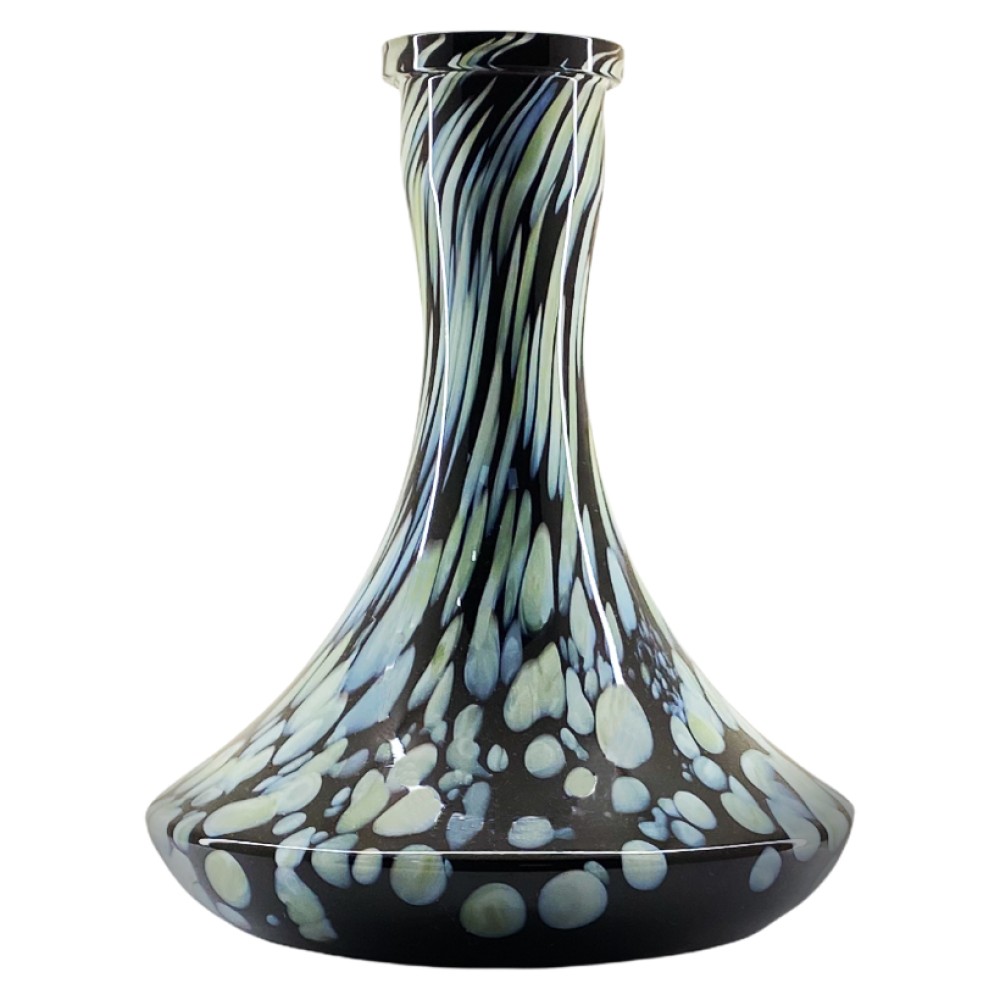 Колба для кальяна Daly (Черно-желтая крошка (с бортом)