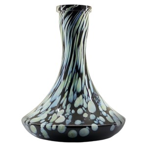 Колба для кальяна Daly (Черно-желтая крошка (с бортом)