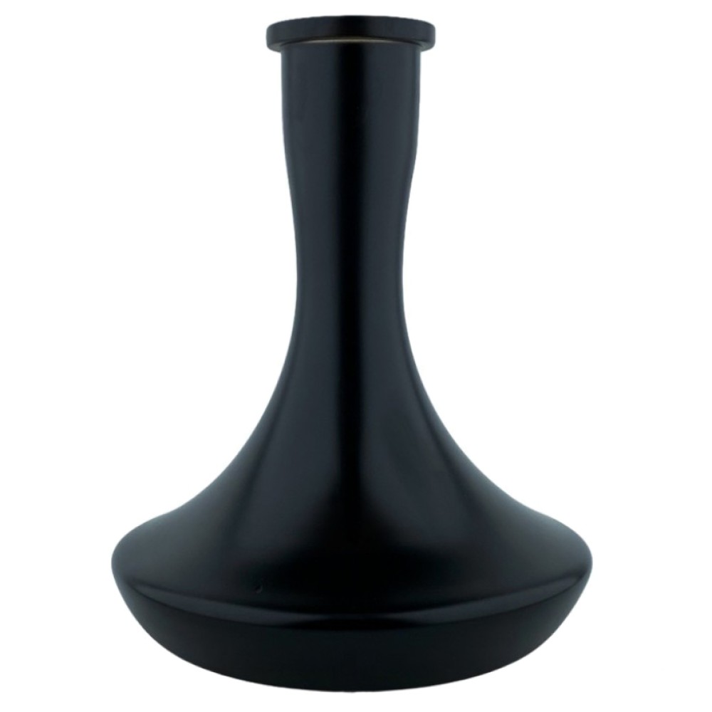 Колба для кальяна Daly (Фул Черная. Матовая (с бортом)