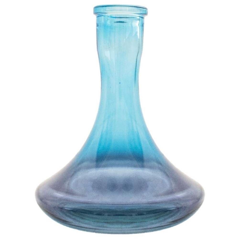 Колба для кальяна Daly (Голубая. Дымчатая (с бортом)