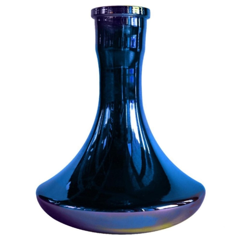 Колба для кальяна Daly (Перламутр синий (с бортом)