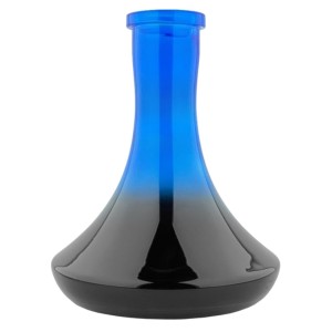 Колба для кальяна Daly (Сине-черная (с бортом)
