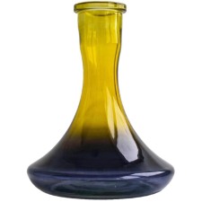 Колба для кальяна Daly (Желто-дымчатая (с бортом)