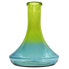 Колба для кальяна Daly (Желто-голубая (с бортом)