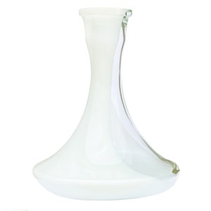 Колба для кальяна Daly (Прозрачная \ Молоко (с бортом)