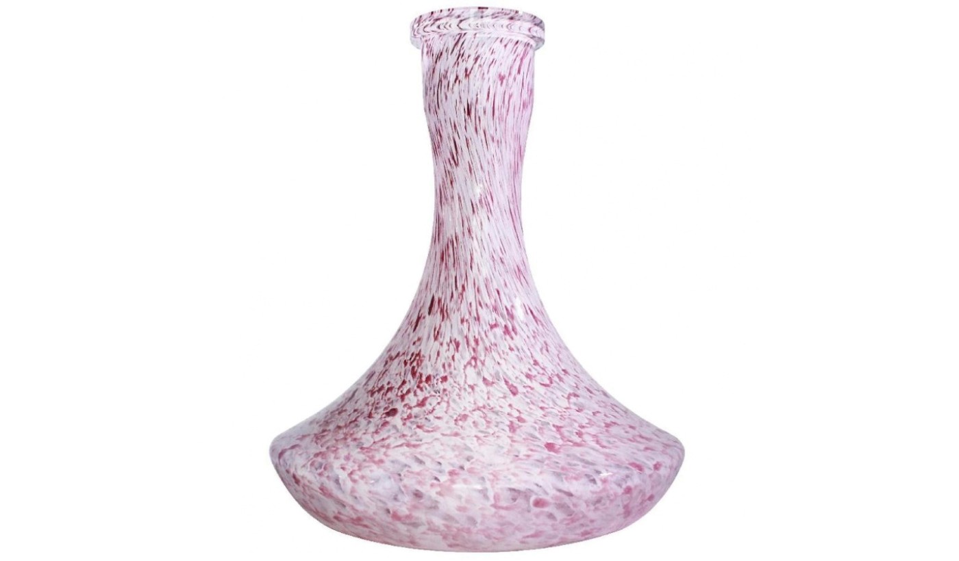 Flacon pour narguilé HookahTree C3 (Albâtre blanc et rose)