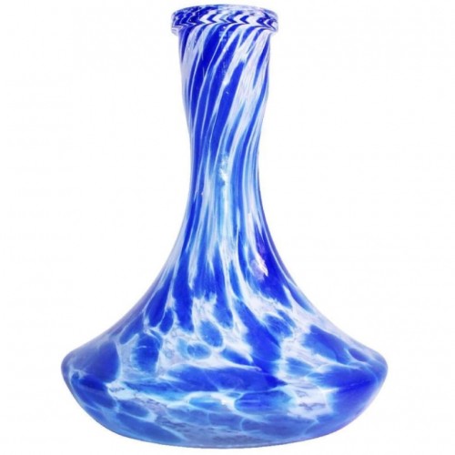 HookahTree C3 Shisha Flasche (aLabaster weiß-blau)