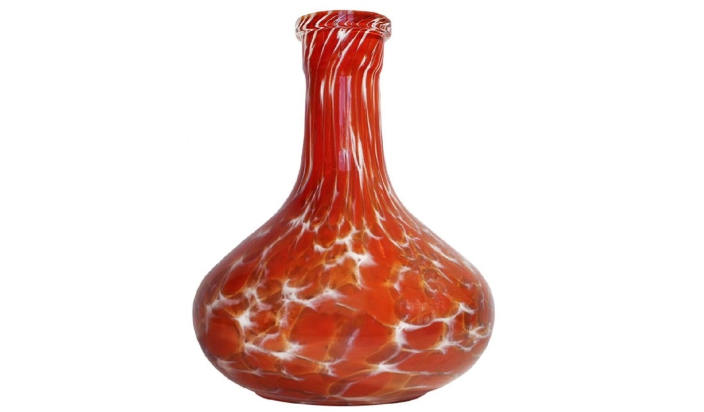 HookahTree hookah flask H3 (Alabaster white-red)