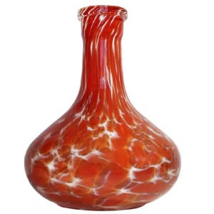 Колба для кальяна HookahTree H3 (Алебастр бело-красный)