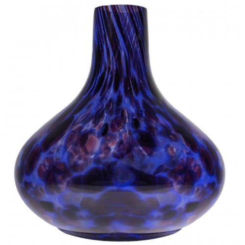 HookahTree H3 hookah flask for thread (Alabaster blue manganese)