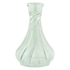 Колба для кальяна HookaWell Drop (Прозрачная рифленая)