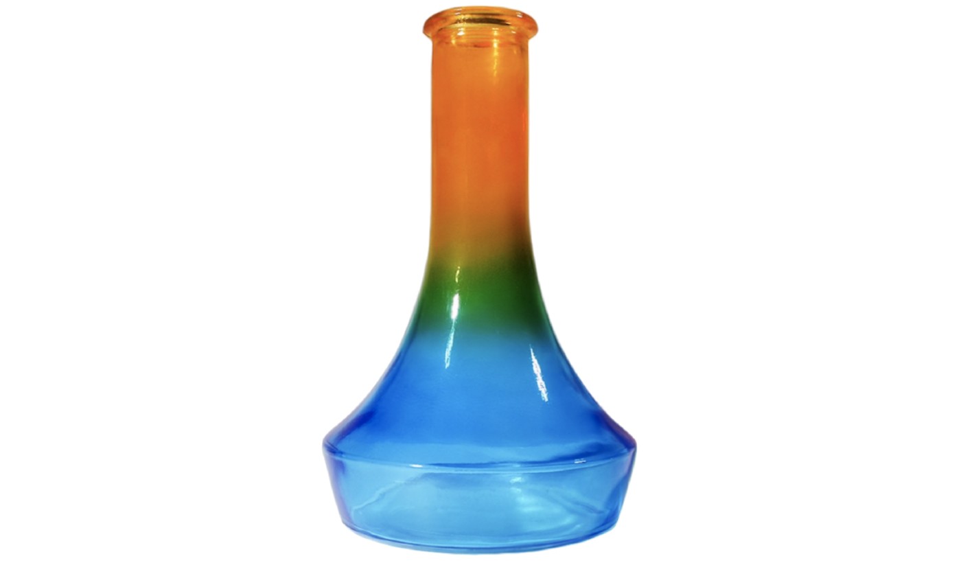 NJN Hookah HIGH Shisha Flasche (Orange-blau)