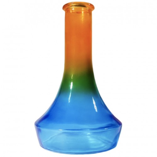 NJN Hookah HIGH Hookah Flask (Orange-blue)