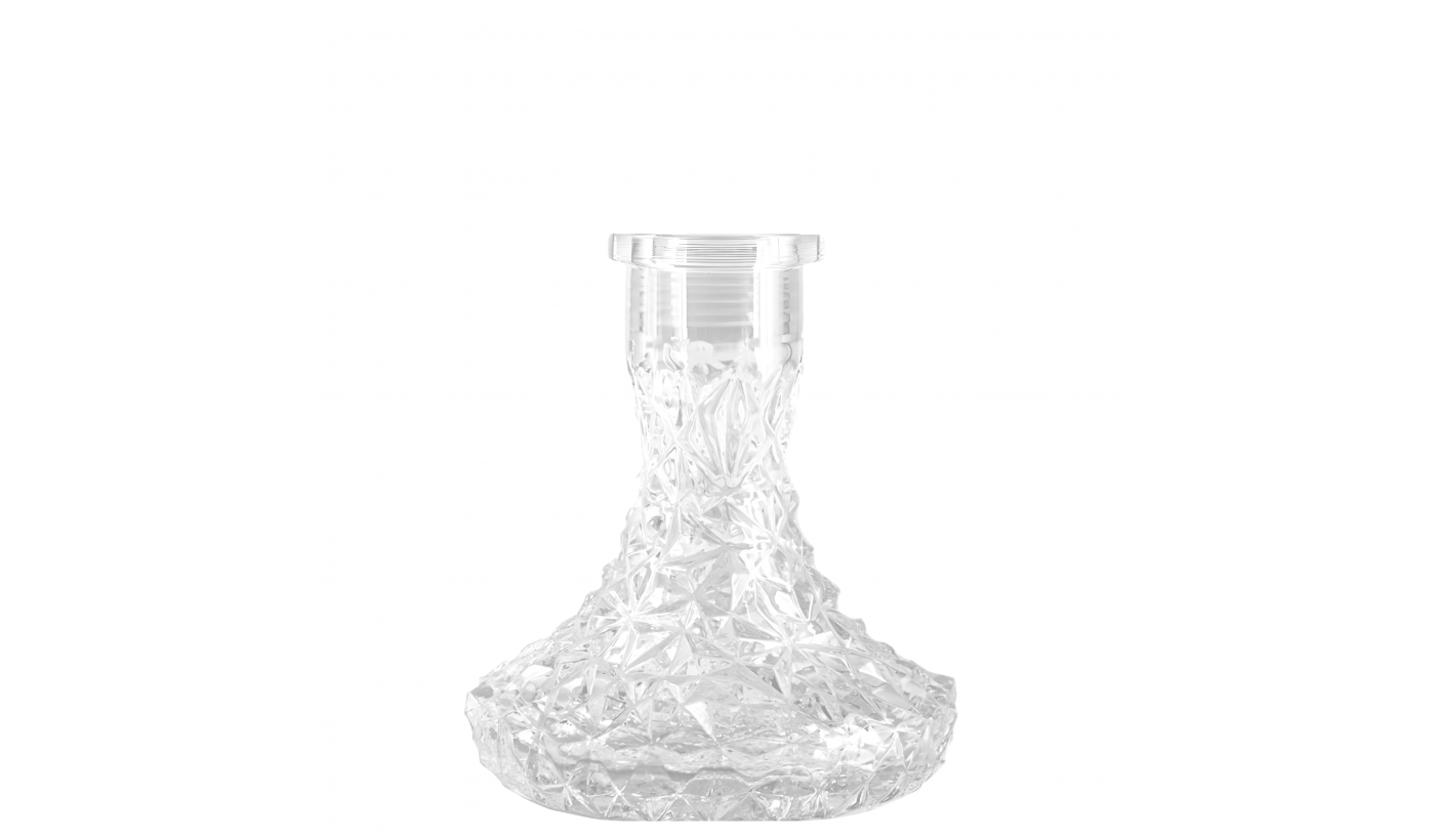 Flacon pour narguilé Vessel Crystal mini (Transparent)