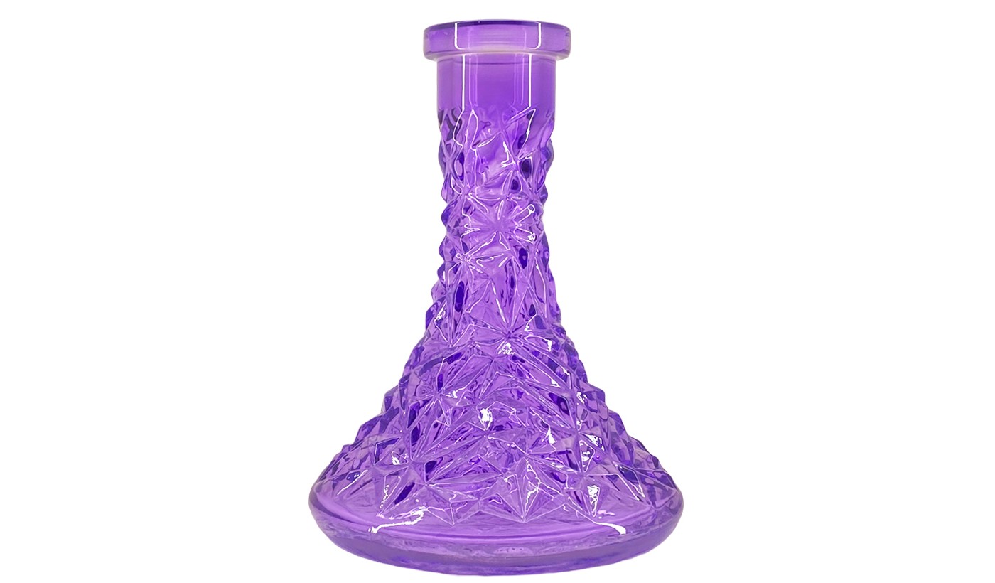 Vessel Crystal Hookah Flask (Purple)