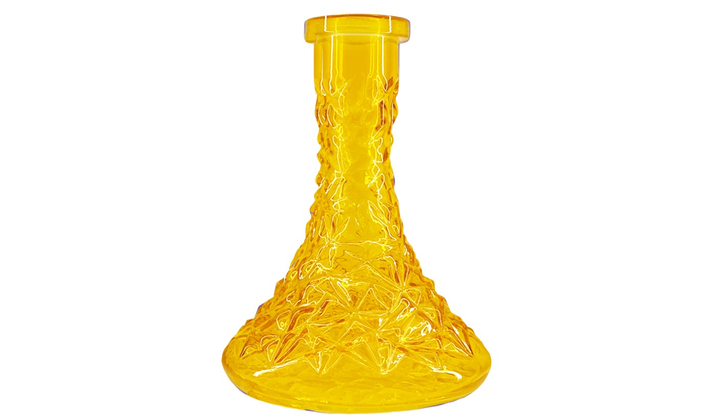 Vessel Crystal Hookah Flask (Yellow)