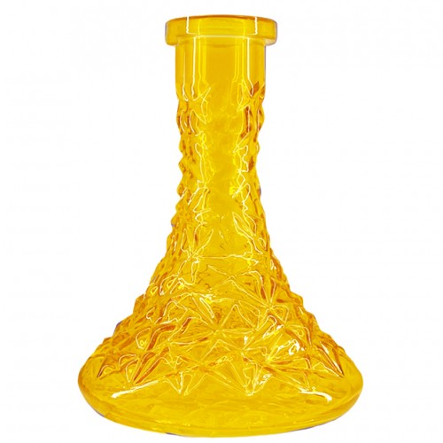 Vessel Crystal Hookah Flask (Yellow)