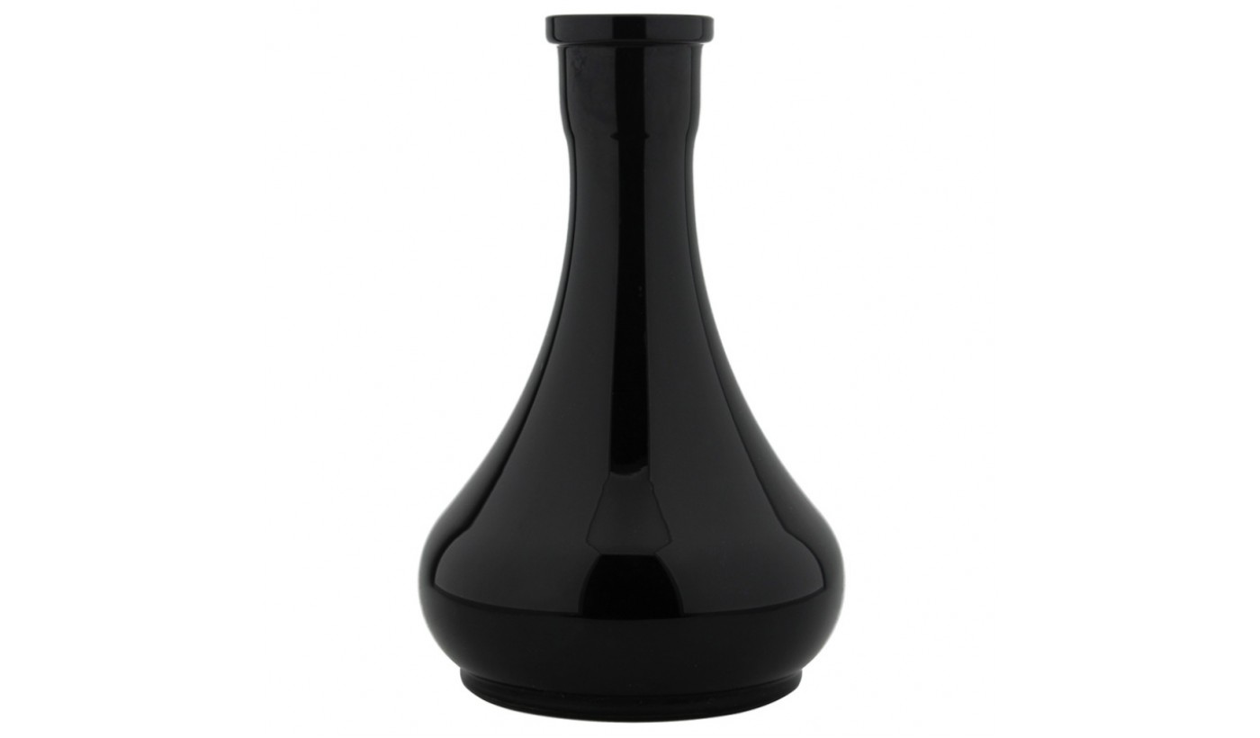 Shisha Flasche Vessel Drop (Schwarz Glanz)