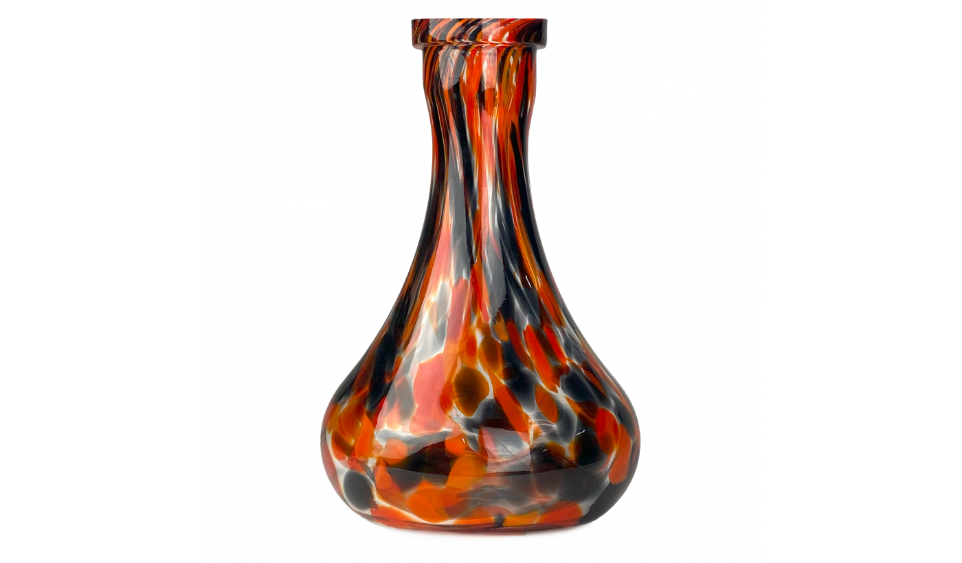 Vessel Drop hookah Flask (Black and red crumb)