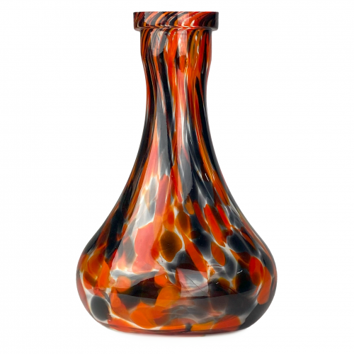 Vessel Drop hookah Flask (Black and red crumb)