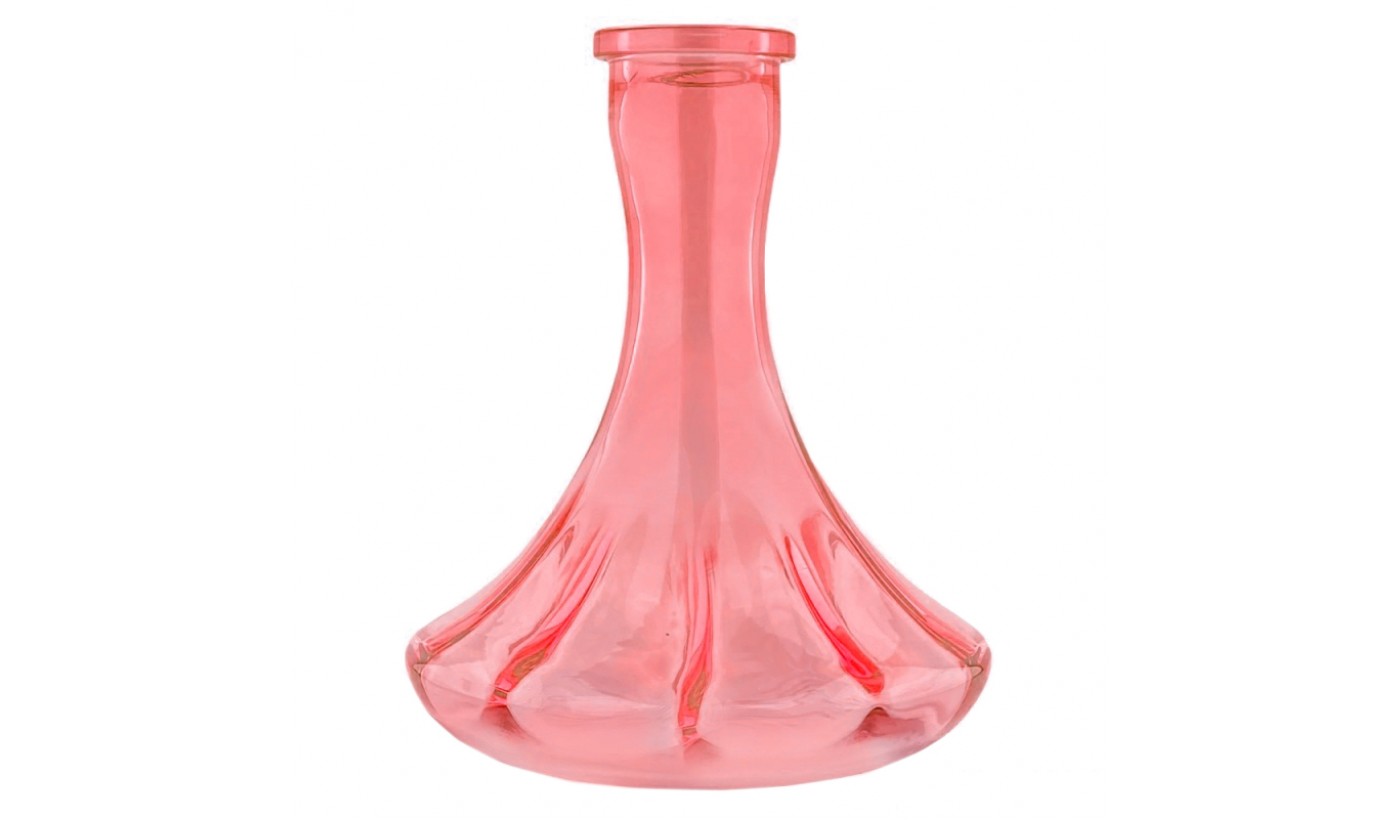 Shisha Flasche Vessel Handwerk (Geriffelt Rot)