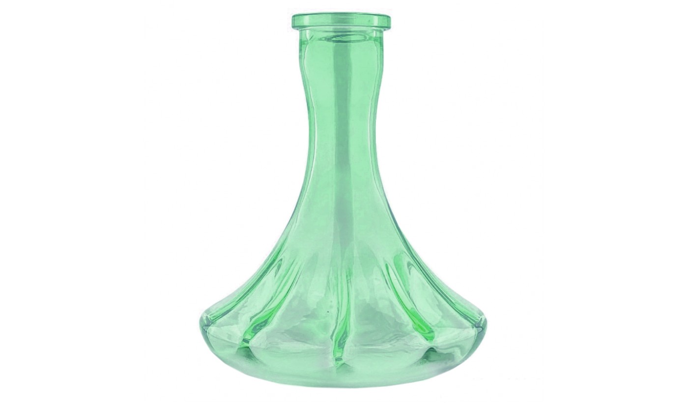 Shisha Flasche Vessel Handwerk (Geriffelt Grün)