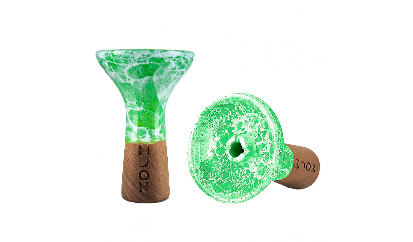 Moon Phunnel Hookah Bowl (Marble Green White)